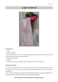 Tuto Couture Fabriquer Une Coiffe Medievale Bienvenue Chez Crealoutre Coiffe Tuto Couture Deguisement Moyen Age