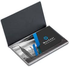 Create promotional products, custom business cards, custom stampers, flyers workonomy business services at office depot & officemax connects you with experts who can help. Maxgear Metal Business Card Holder For Women Men Pocket Business Card Case Slim Business Card Wallet Business Card Holders Name Card Holder 3 7 X 2 3 X 0 3 Inches Stainless Steel Metallic