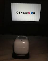 The roof of your tent during an overnight hike; Detailed Review Of The Cinemood Portable Movie Theater Nerd Techy