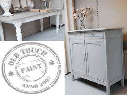 Old Touch Paint Callunacottage Holztisch Grau Kreide Kreidefarbe