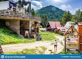 Brezovica, Kosovo - July 28, 2019. Ski Resort In Summer, Editorial Image -  Image of clouds, empty: 158888900