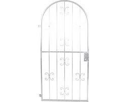 Gartentor schloss kaufen finde hier passendende schlösser für den gartenzaun und tierzaun gartentor schlösser schloss für gartentor. Rundbogen Einzeltor Eva Feuerverzinkt 1000x2000 Mm Bei Hornbach Kaufen