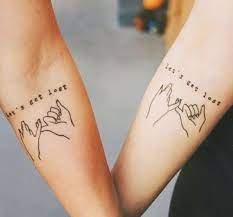 81 Adorable Sister Tattoos Meaning Media Democracy Cute Couple Tattoos Tattoos Promise Tattoo