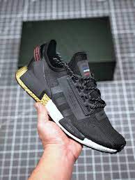 Adidas Nmd R1 V2 Black Metallic Gold For Sale Sneaker Hello