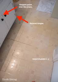 Painting bathroom ceiling with kilz chalk. Before After My Pretty Painted Bathroom Vanity