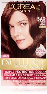 L Oreal Paris Excellence Creme Hair Color 5ar Medium Maple Brown Loreal Paris Loreal Hair Color