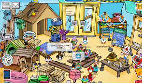 To wear the colour, exit out of the catalog and either click on your penguin or the star icon near the chat box. Cp Rewritten Rory To Visit For Pet Shop Construction Club Penguin Mountains