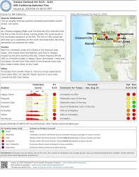 Today's and tonight's crescent city, ca weather forecast,. California Smoke Information Sat 8 25 2018 Natchezsmoke Updated Air Quality Smoke Outlook