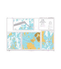 British Admiralty Nautical Chart 2612 Finland Gulf Of Bothnia Port Of Vaasa And Approach Channels