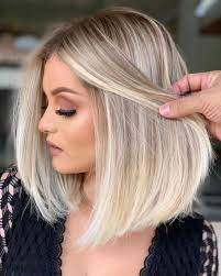 Ash Blonde Bob Wig Short Blonde Shadow Root Lace Front Wig Blonde Human Hair Wig Long Bob Hairstyles Thin Long Bob Hairstyles Hair Styles