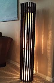 Bamboo Rustic Floor Lamp Mahogany Natural Bamboo Wood Floor Lamp Round Tall Floor Lamp Wood Floor Lamp Rustic Floor Lamps Beautiful Floor Lamps