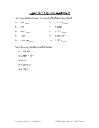 Some of the worksheets displayed are significant figures work, significant figures name, work scientific notationsignificant figures, significant figures practice work, reading instruments with significant. Significant Figures Worksheet