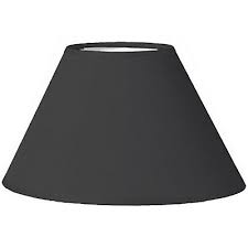 Nos créations ont une âme tissu haute qualité : Abat Jour Conique Colours Noir O25 Cm Castorama