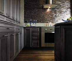 Grey kitchen tiles dark green kitchen modern kitchen cabinets grey kitchens kitchen units home kitchens dark cabinets cream and kitchen makeover with dark grey units, palm print wallpaper and green accents. Dark Grey Kitchen Idea Smart Trik