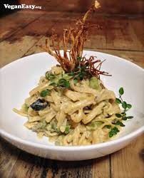 Maybe you would like to learn more about one of these? Creamy Asparagus Oyster Mushroom And Thyme Fettucine Vegan Easy Veganeasy Org