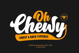 This post contains references to products from one or more of our advertisers. Oh Chewy Sweet Bold Script Font Download Free Fonts