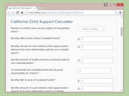 3 ways to calculate child support in california wikihow