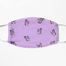 Purple Butterfly Pattern Mask By Trajeado14 In 2020 Mouth Mask Design Fashion Face Mask Face Masks For Kids