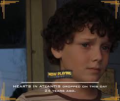 📚 24 years ago, HEARTS IN ATLANTIS, adapted from Stephen King's novella,  reached theaters 🎥. Met with only mild reception 🤔, did you ever take  this quieter trip into King's world 🌌?