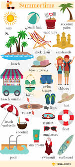 So this year we're updating it with fourteen brand new printable summer word puzzles with fun new word lists and themes! Summer Words Summer Vocabulary Words With Pictures 7esl