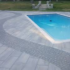 Techo Bloc Shale Gray Backyard Pool Designs Outdoor Deco Backyard