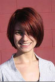 Short angled bob hairstyles with bangs. 25 Short Bob Haircut Styles With Bangs Layers For Girls Women 2014 14 Hair Styles Short Layered Bob Hairstyles Short Hair With Bangs