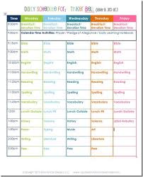 3rd Grade Daily Homeschool Schedule Homeschool Schedule Homeschool Preschool Schedule