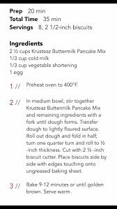 Krusteaz Buttermilk Biscuits From Pancake Mix Krusteaz Buttermilk Pancake Mix Krusteaz Pancakes Pancakes Mix
