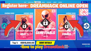 The dreamhack fortnite dreamcup tournament. How To Register For Dreamhack Cup September In Fortnite New Tournament Youtube