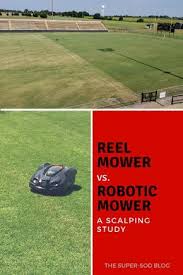 Scalping Happens When You Mow Off Too Much Of The Grass Blade At Once And Causes Browning On The Lawn See T Robotic Lawn Mower Reel Mower Automatic Lawn Mower