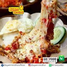 Ayam Geprek Mozarella Resep Ayam Keju Ayam