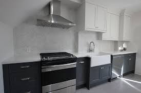 two tone kitchen cabinets gray and
