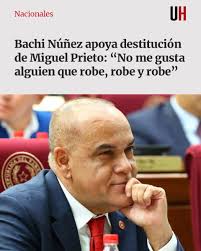 Bachi Núñez salió a favor de la destitución de Miguel Prieto de la  Intendencia de Ciudad del Este porque “no le gusta alguien que robe, robe y  robe”. El senador oficialista acusó