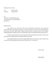 Selain sebagai bukti bahwa seseorang pernah bekerja pada sebuah perusahaan, surat pengalaman kerja ini juga mempunyai fungsi sebagai referensi atau. Contoh Surat Lamaran Kerja Inisiatif Sendiri Contoh Surat Lamaran Kerja