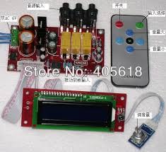 Volume control so16 texas instruments. Pga2311 Volume Stereo Pre Amplifier Preamp Board With Lcd And Remote Control Switching Power Suppl Remote Control Remote Stereo