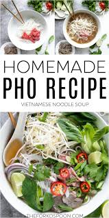 Turn oven to low broil. Pho Recipe How To Make Vietnamese Noodle Soup The Forked Spoon