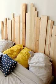 Tete de lit bois ajouré. Diy Faire Une Tete De Lit Soi Meme 31 Idees Et Inspiration En Photos