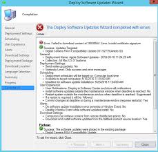 The Deploy Software Updates Wizard Completed With Errors Failed To Download Content Id 16808554