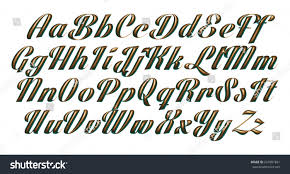 ✓ free for commercial use ✓ high quality images. Alphabet 3d Letters Gold Green Metal Stock Illustration 247081891 Shutterstock
