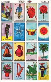 Mexican Loteria Cards The Complete Set Of 10 Tablas Printable Digital Downloads For Arts And Crafts Loteria Cards Arts And Crafts Projects Cards