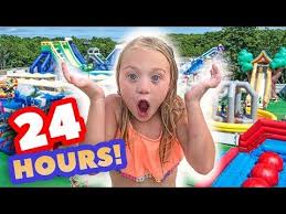 We Turned Our Backyard Into A Real Waterpark For 24 Hours Youtube Cole And Savannah Cole And Sav Youtube Everleigh Rose