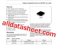 TDA7705 Datasheet(PDF) - STMicroelectronics