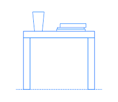 Separate shelf for magazines, etc. Ikea Lack Side Table Dimensions Drawings Dimensions Com