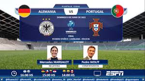 Fue un partido complicado en lo general, ya que la selección portuguesa tardó algún tiempo en conseguir coger el juego. Alemania Vs Portugal En Vivo Final Eurocopa Sub 21 Via Espn Online Gratis Live Streaming A Que Hora Juega Canal Donde Ver Partido Completo Hoy Por Internet La Republica