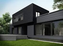 Kaufe Kunststoffpaneele Kerrafront Trend Fs 301 Soft Anthrazit 6m Von Vox Wpc Fassade Fassade Hinterluftete Fassade