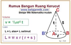 Cara membuat kerucut dari kertas karton. Sifat Sifat Bangun Ruang Kerucut Dan Rumusnya Serta Contoh Soalnya