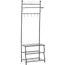 Porte Manteau Vestiaire Entree Etagere Murale Fer Forge Porte Manteaux