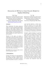 The original sculpture is dated 270 bc. Pdf Extraction Of 3d Curves From Clavicle Model For Implant Modeling
