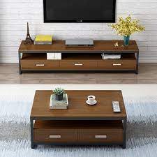 You could also use it to store makeup on your dressing table. 2 Piece Set Athena Coffee Table Tv Cabinet With Drawers Walnut
