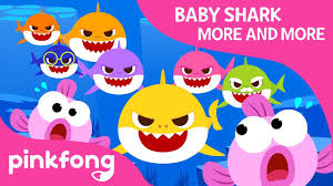 Baby Shark More And More Baby Shark Shark Family Pinkfong Songs For Children Youtube